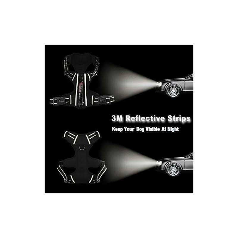 No Pull Reflective Dog Harness with Handle S83663