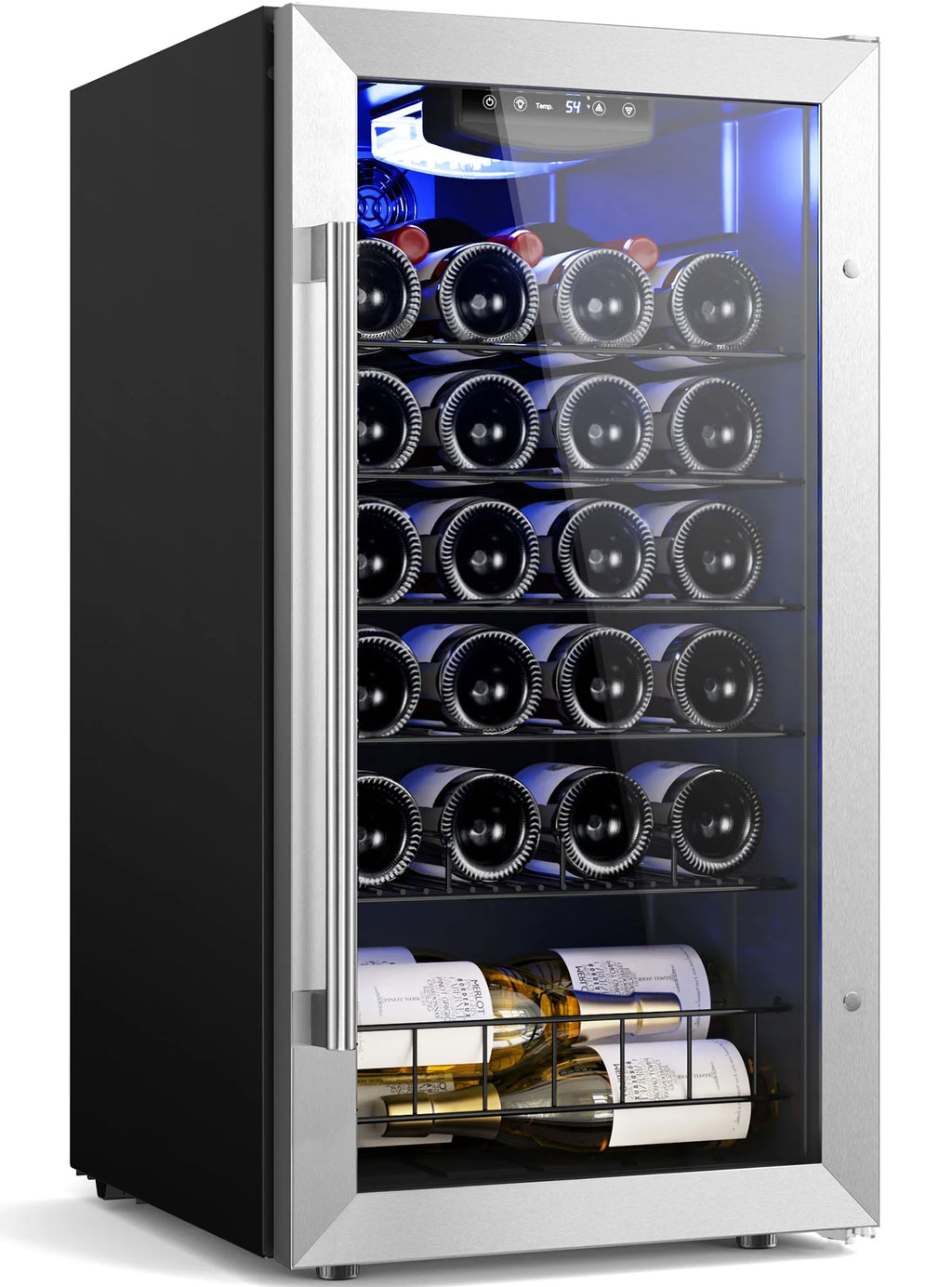 Stainless Steel 27 Bottle Wine Refrigerator X873