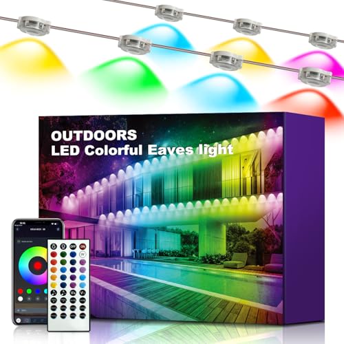 200FT Outdoor Lights with 100 LEDs, IP67 Waterproof T191917