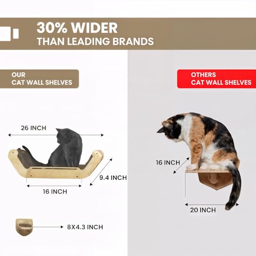 Wall Mounted Cat Furniture Set of 3 G438
