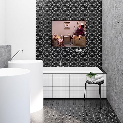 Black White Bathroom Canvas Wall Art Prints 12x16in Unframed F41307