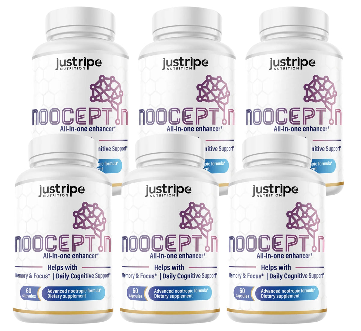 6 Pack Cognitive Enhancer Capsules J548925