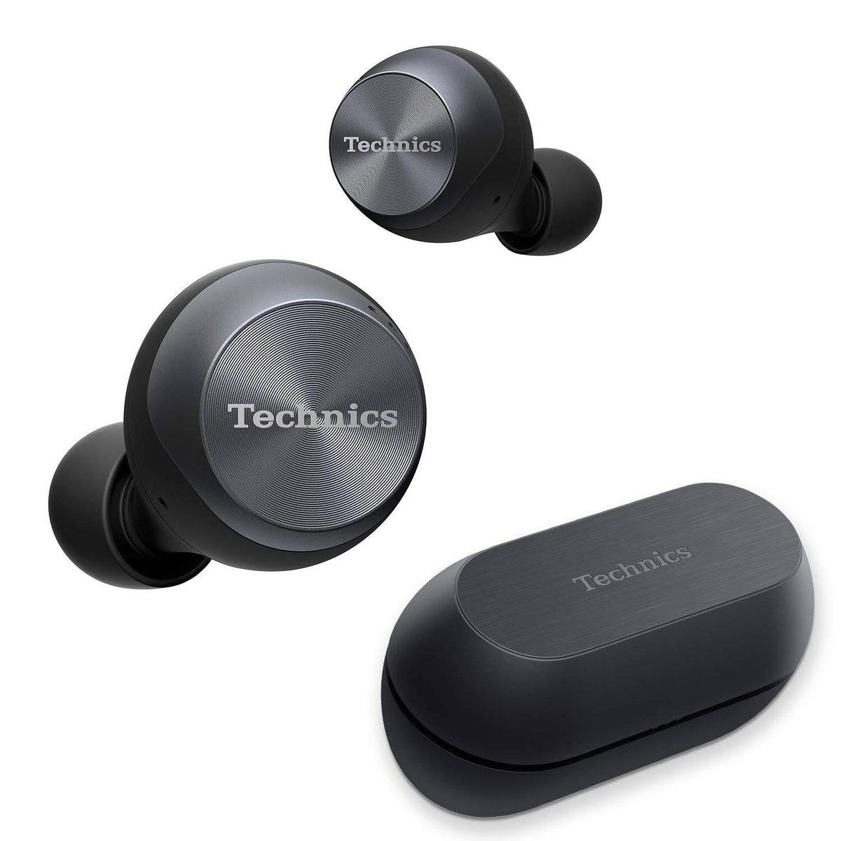 Black Wireless Noise-Canceling In-Ear Earphones with Mic G50425