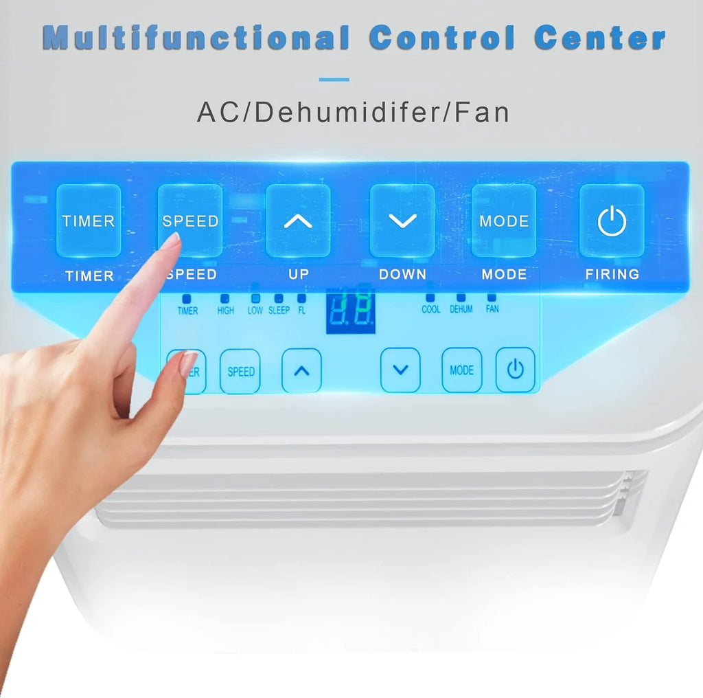 8000 BTU Portable Indoor Air Conditioner with Remote Control X8641