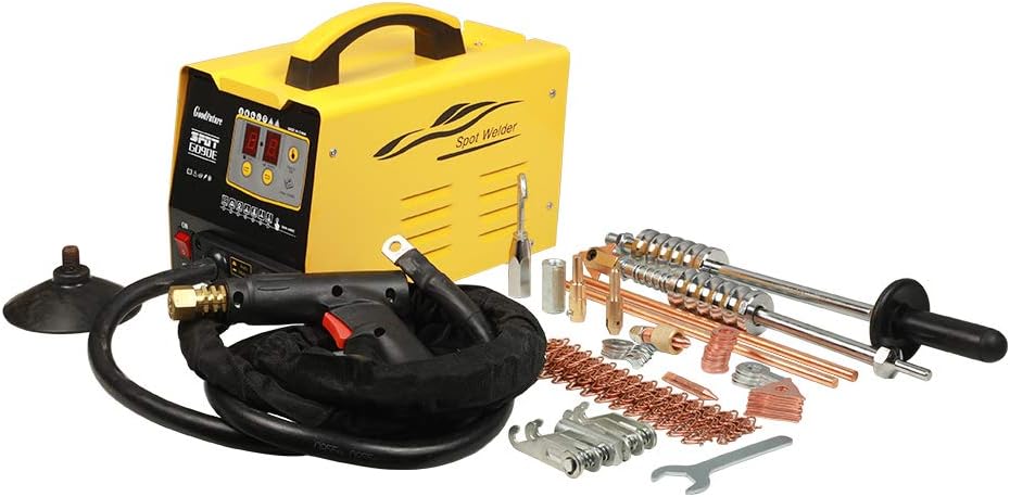 Vehicle Panel Spot Puller Dent Spotter 3500A 7 Modes 3KW Spot Welding Machine 110V H403794