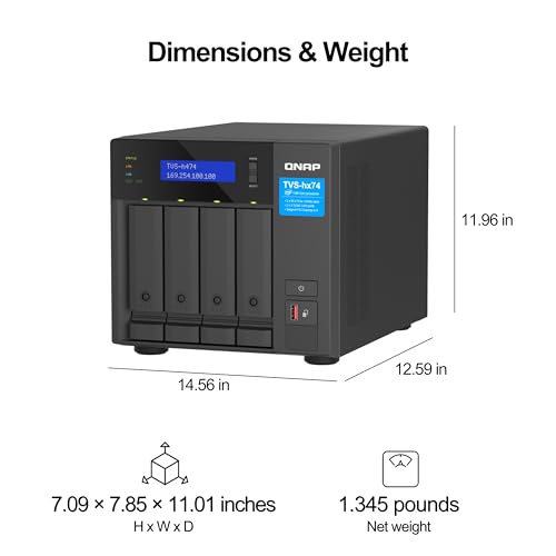 4 Bay Desktop NAS with Intel Pentium Gold CPU, 8GB DDR4 Memory Q9028