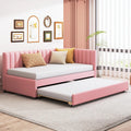 Upholstered L-Shape Daybed with Trundle S525724