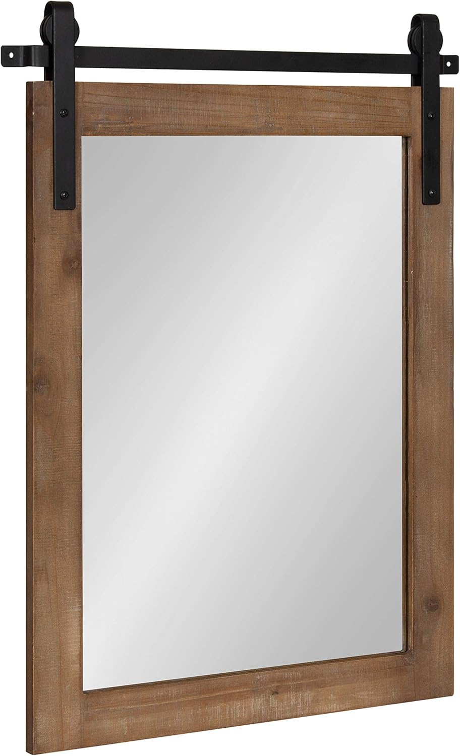 White Wood Framed Wall Mirror V7331