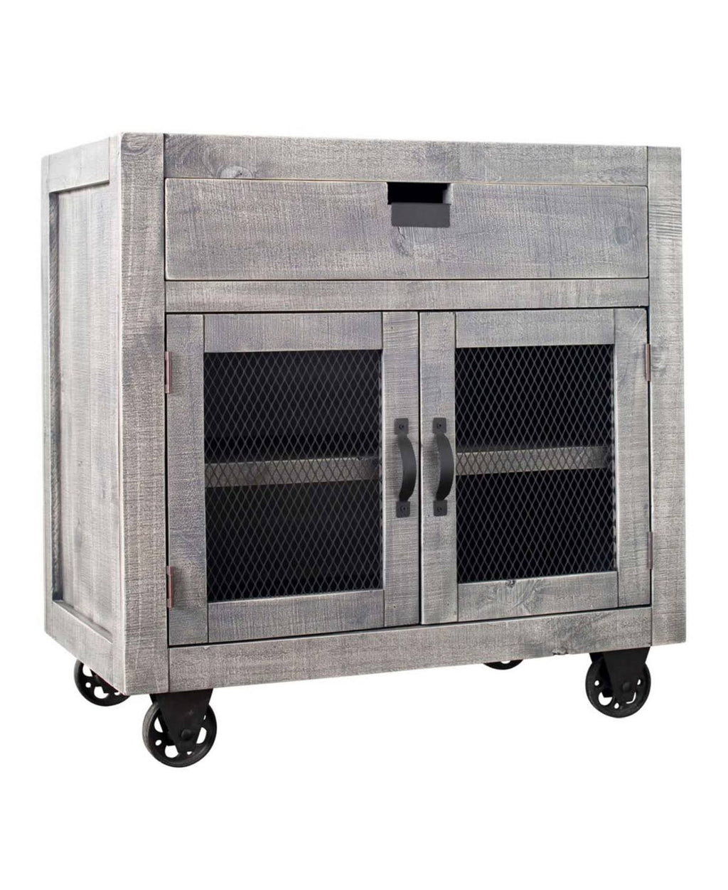 Blue 2-Door Accent Chest M2415
