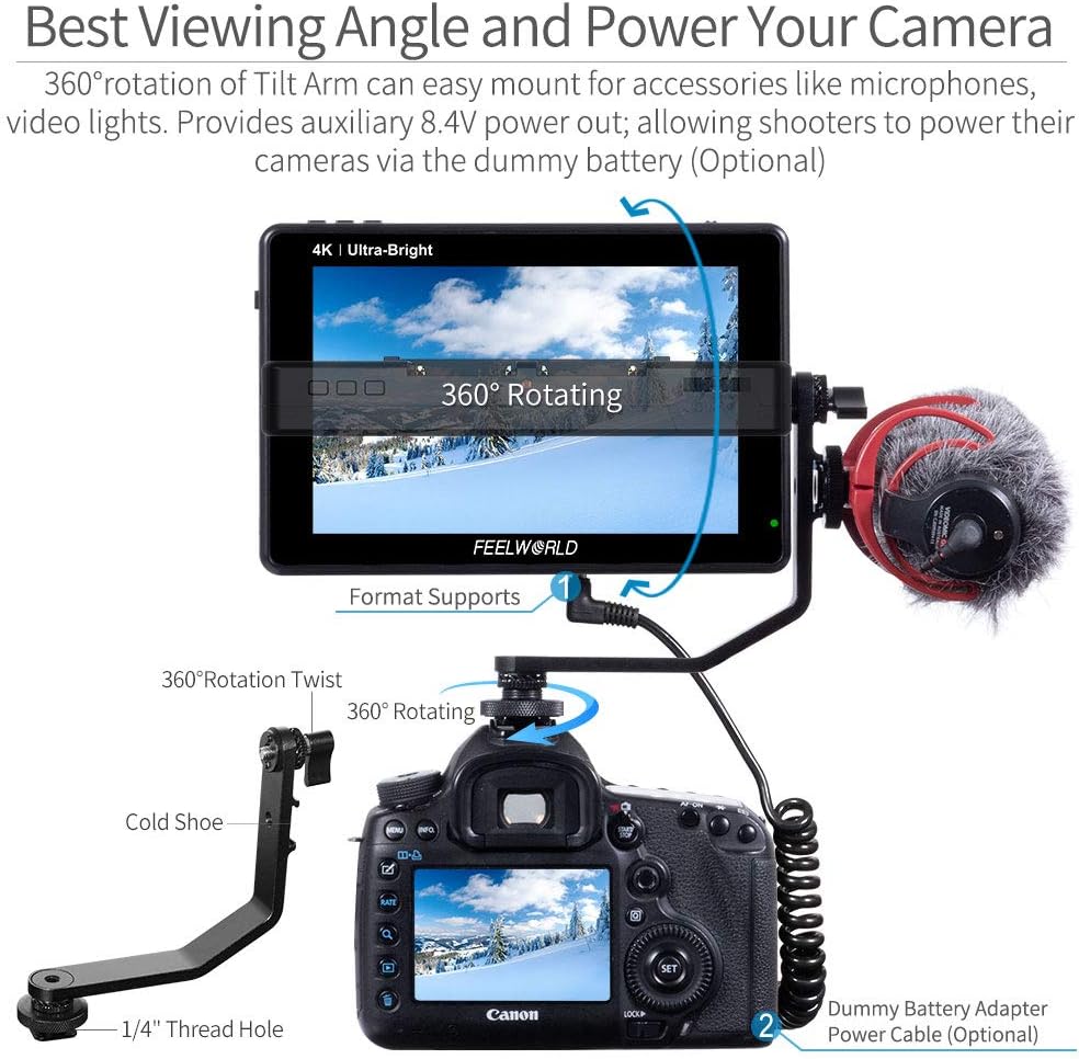 7 Inch 2200nit SDI Touch Screen Camera Field Monitor B56077