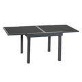 Dark Gray Aluminum Outdoor Dining Table E889