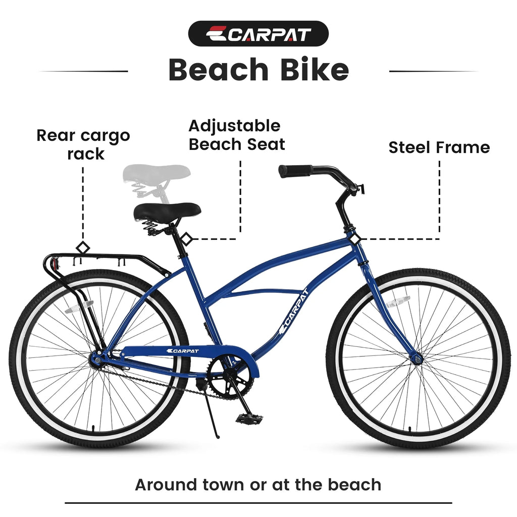 26 inch Blue Cruiser Bike O493223