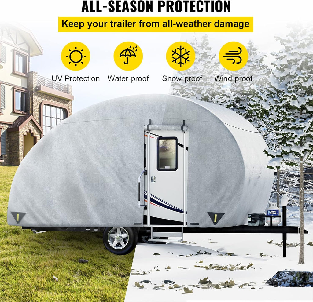 Teardrop Trailer Cover for 16' - 18' Trailers L150