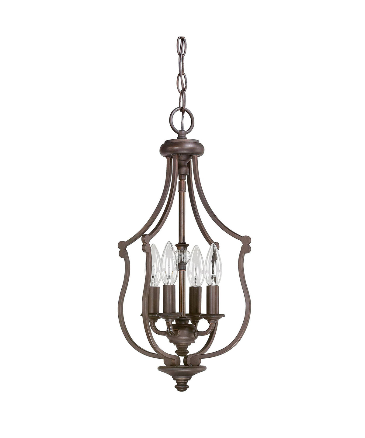 4 Light Foyer Burnished Bronze B32373