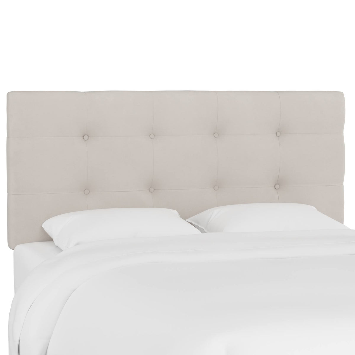 MicroSuede Tufted Cal King Headboard Q1729