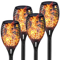 Solar Torch Lights Waterproof Flickering Flame 96 LED Y889903