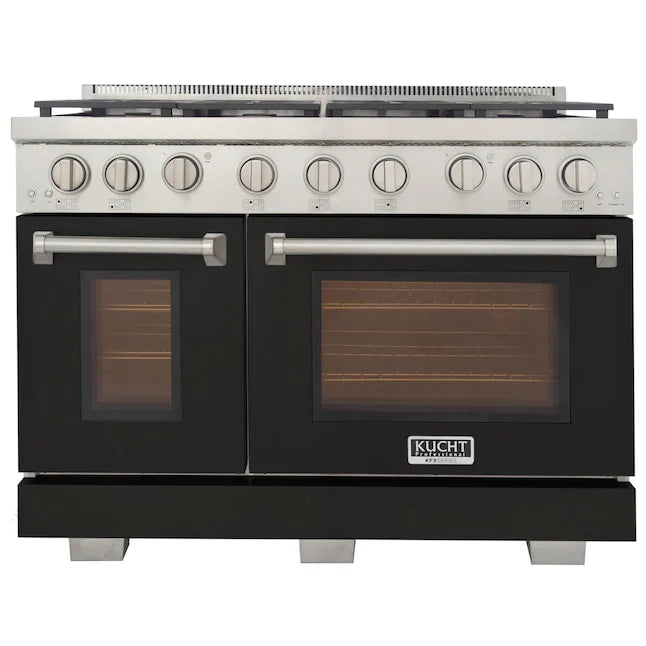48 6.7 cu. ft. Natural Gas Range in Black I743