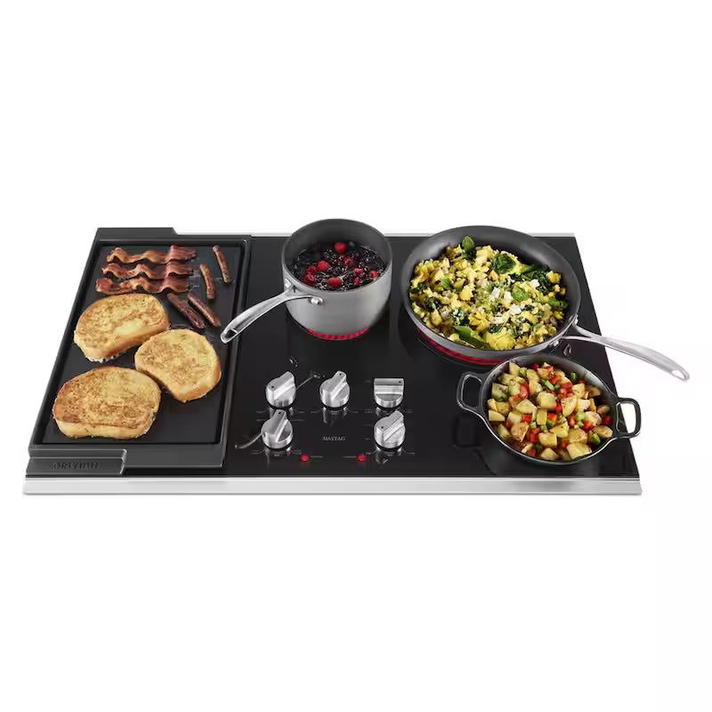 36 in. Stainless Steel Electric Cooktop with 5 Elements N8314