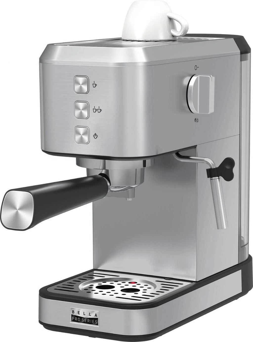 Slim Espresso Machine with 20 Bars of Pressure Stainless Steel A1421