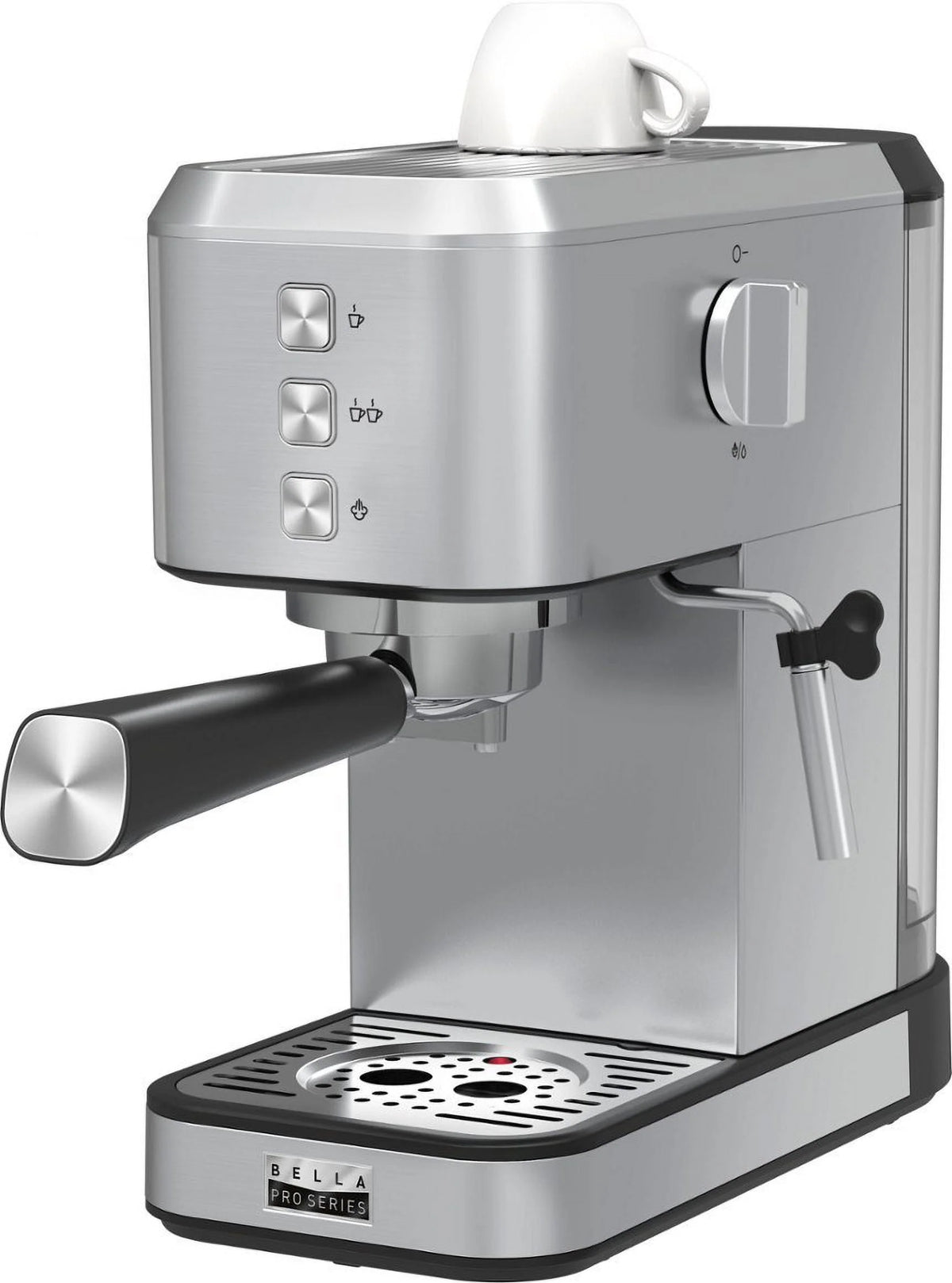 Slim Espresso Machine with 20 Bars of Pressure Stainless Steel A1421