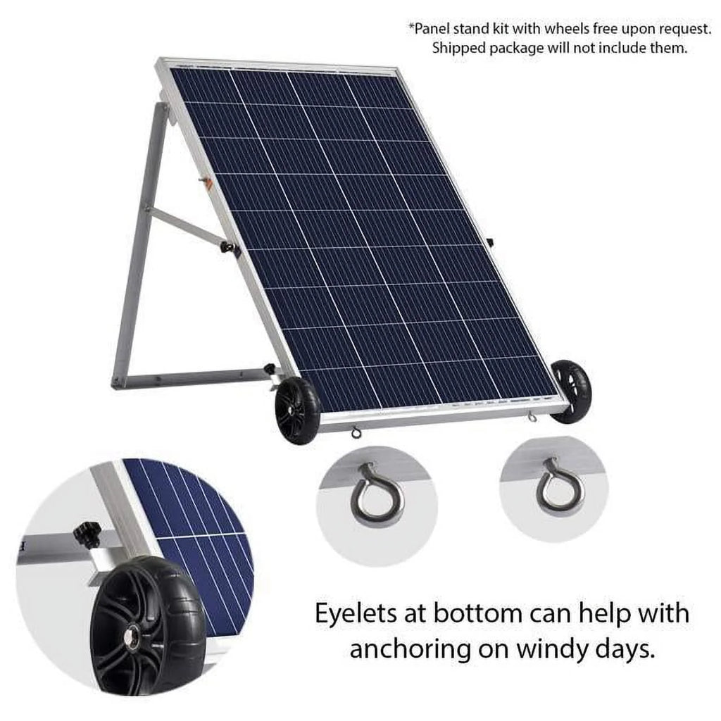 3600W Solar & Wind Powered Pure Sine Wave Off-Grid Generator with 2pcs 100W Solar Panel L483