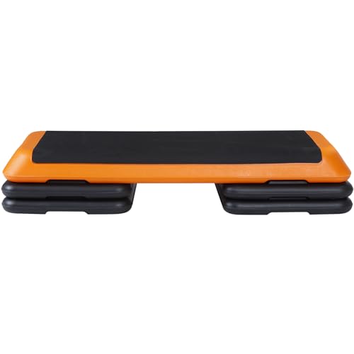 43'' Adjustable Aerobic Step Platform with 4 Stackable Risers Z147