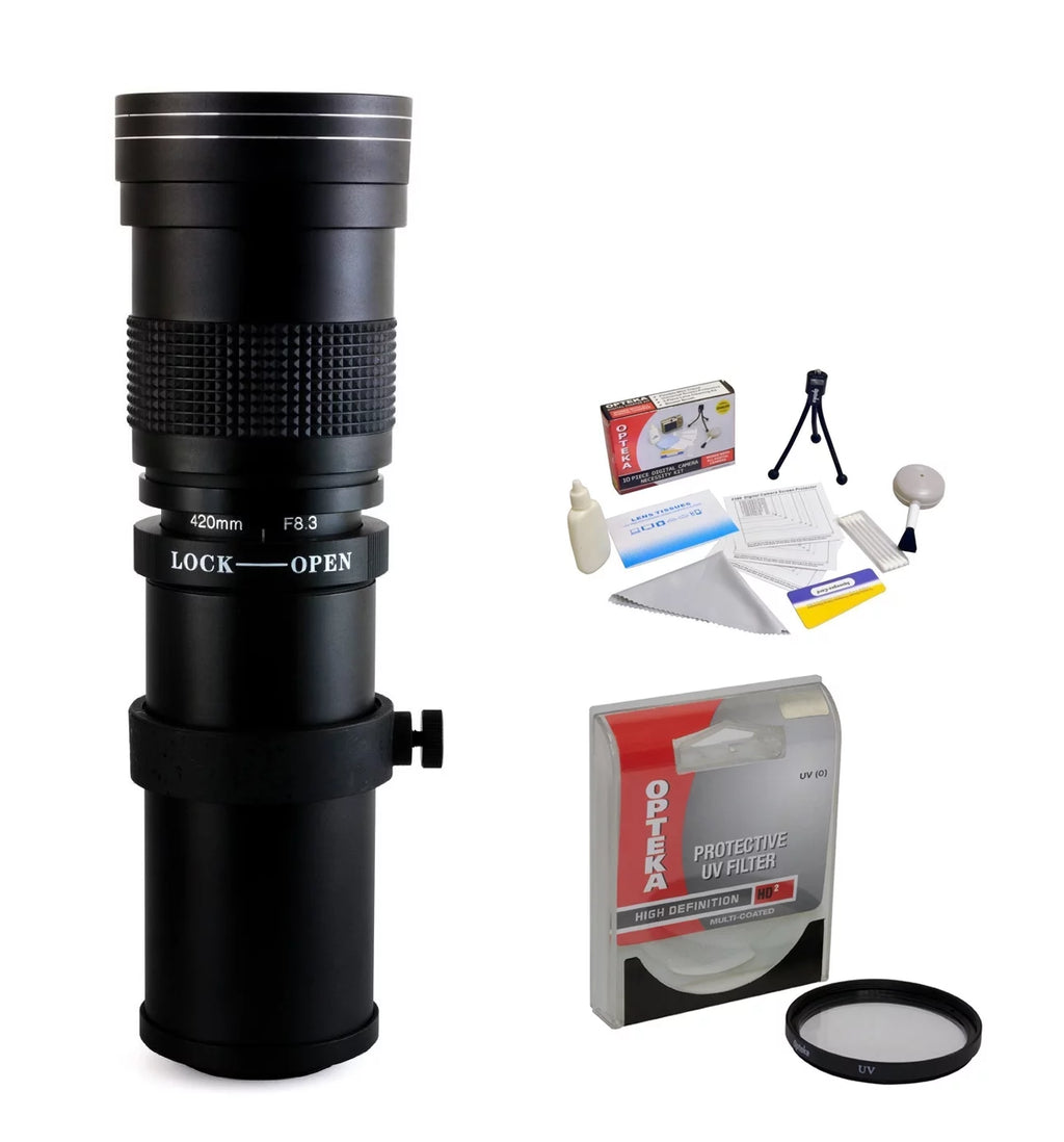 420-800mm f/8.3 Telephoto Lens with UV Filter X921