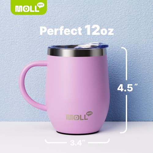 12 oz Stainless Steel Insulated Tumbler with Lid and Straw Q675818