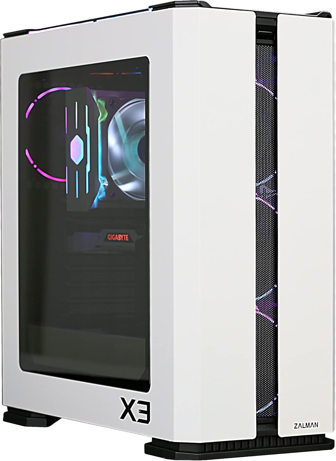 ATX Mid-Tower Case with 4 RGB Fans A14213