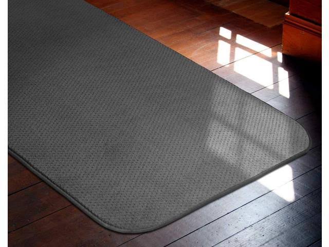Skid-Resistant Carpet Runner Gray 12 ft. x 27 in. E286008