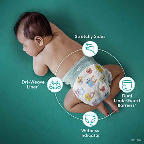 Baby Dry Diapers Size 1 120 Count Disposable Diapers S915