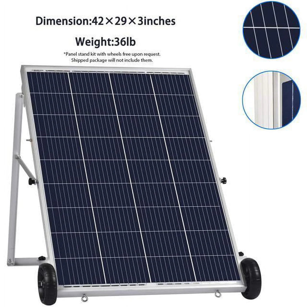 3600W Solar & Wind Powered Pure Sine Wave Off-Grid Generator with 2pcs 100W Solar Panel L483
