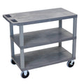 Gray 18x32 Cart with 3 Flat Shelves H41936