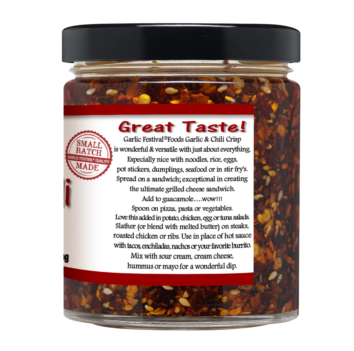 Garlic & Chili Crisp Oil 6 oz D25775