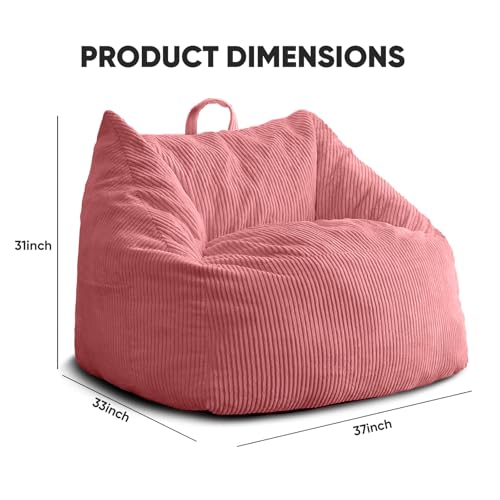 Black Memory Foam Bean Bag Chair W691