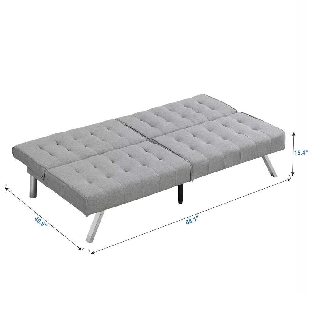 Gray Fabric Sofa Bed O5213
