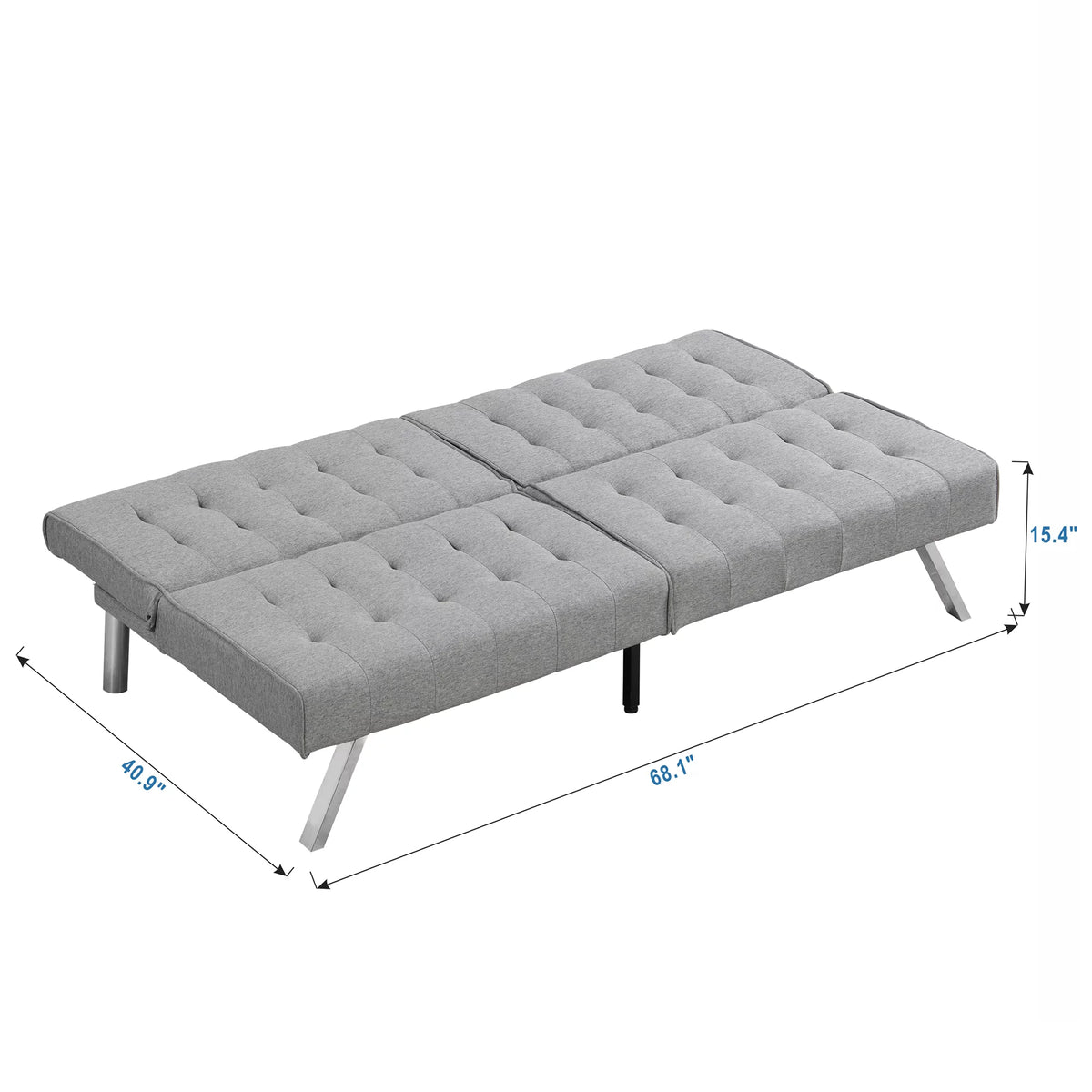Gray Fabric Sofa Bed O5213