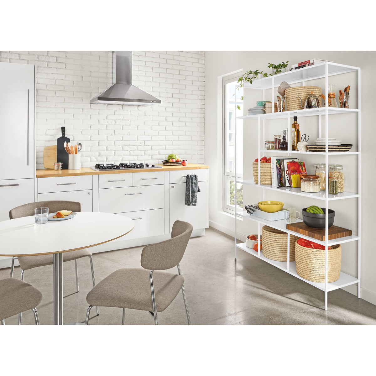 Modern Bookcase 24W 72H Sapphire V885978