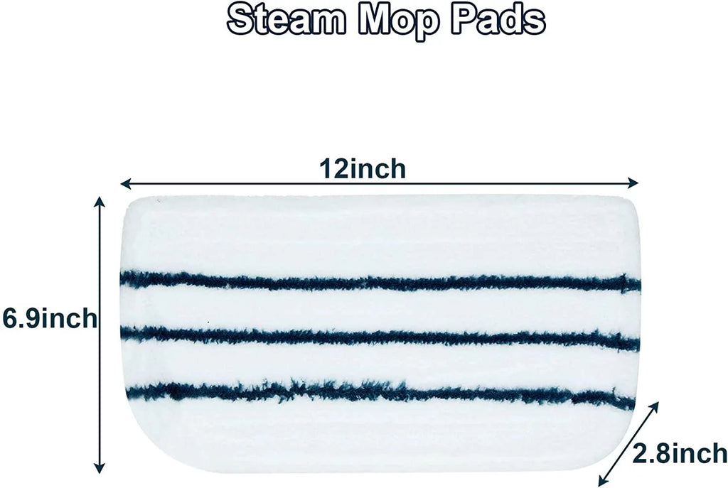 8 Pack Replacement Steam Mop Pads Q340