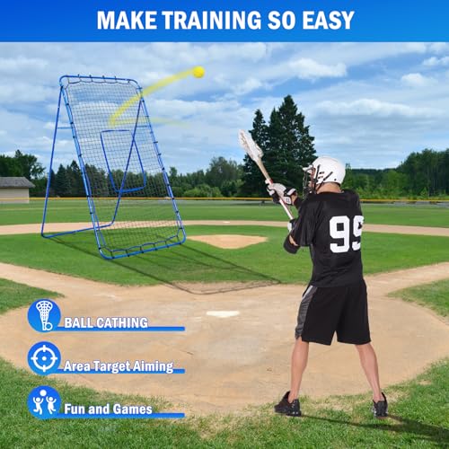 Lacrosse Rebound Net with Target Strike Zone L14728