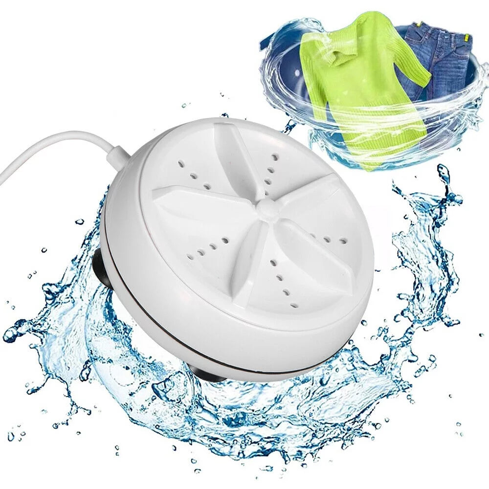 Mini USB Ultrasonic Turbo Rotating Clothes Washer L234723