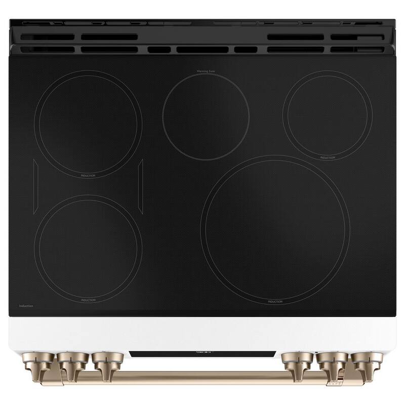 5 Element Slide-In Induction Range with Convection Oven P415