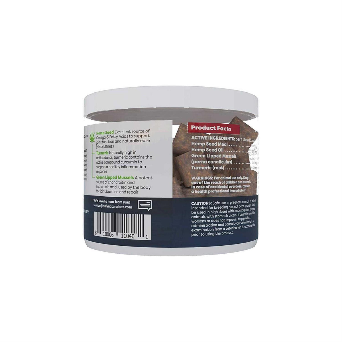 Hemp Hip & Joint Support Soft Dog Chews M43043