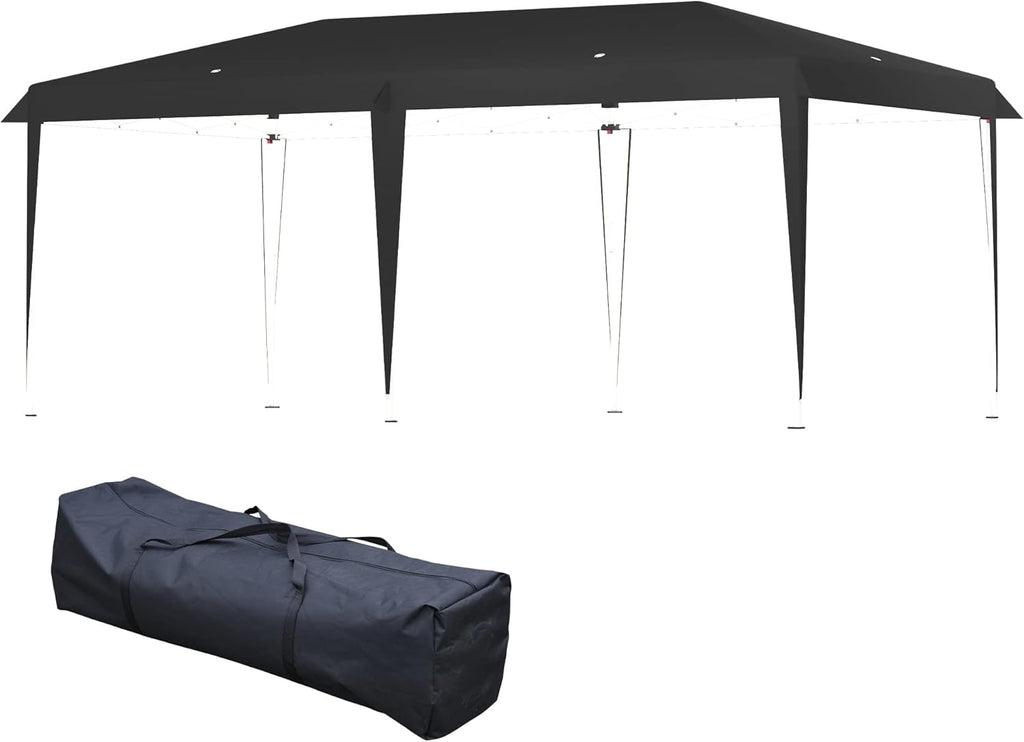 10' x 20' Heavy Duty Pop Up Canopy with Carry Bag, Blue F6019