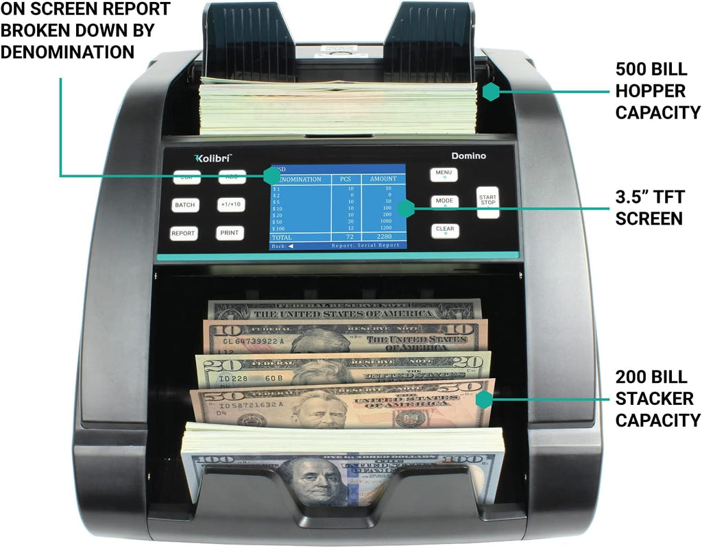 Money Counter Machine with Counterfeit Bill Detector S184