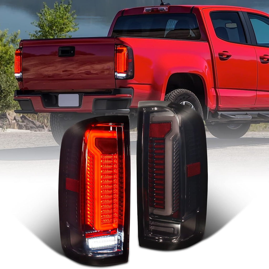 Black Smoked Lens LED Tail Lights A438911