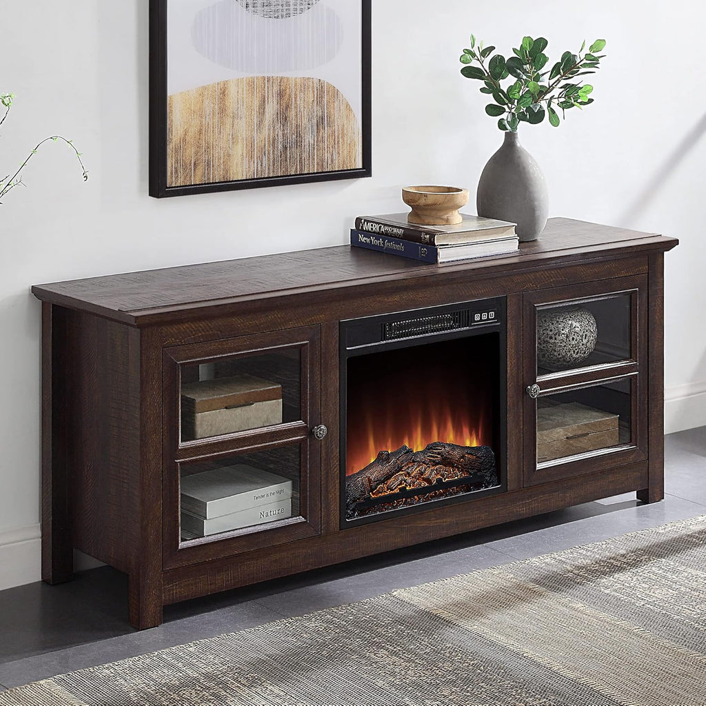 Electric Fireplace TV Stand for TVs up to 55 Inch K88266