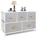 5 Drawer Dresser with Wooden Handle D124
