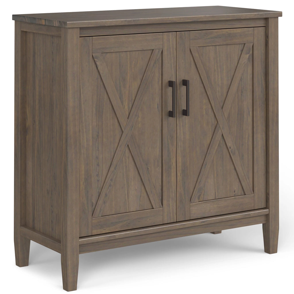 Smoky Brown Solid Wood 32 inch Low Storage Cabinet Y792111