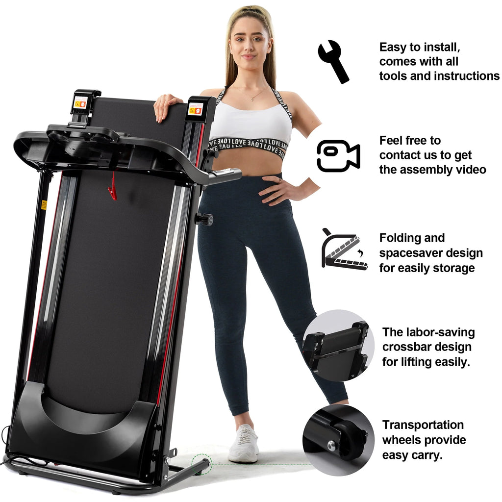 2.5HP Folding Treadmill with Incline Y842974
